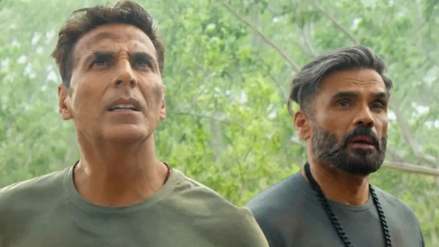 Akshay Kumar in Welcome To The Jungle during its second week at the box office