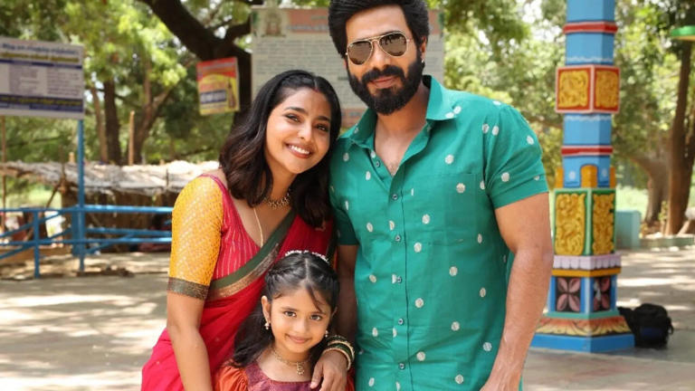 Vishnu Vishal and Aishwarya Lekshmi in Gatta Kusthi 2 during the film's opening weekend at the box office