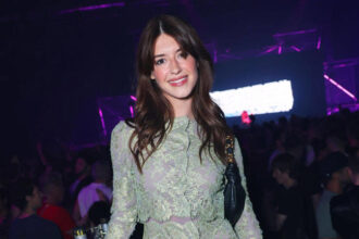 Hunterfly dfsd 1 Daisy Edgar-Jones attending Madonna's Confessions II launch party in London wearing a stylish pale green mini dress.