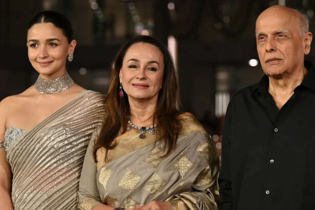 Soni Razdan with her mother, Alia Bhatt, and Raha in a four-generation family photograph.
