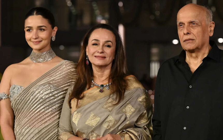 Soni Razdan with her mother, Alia Bhatt, and Raha in a four-generation family photograph.