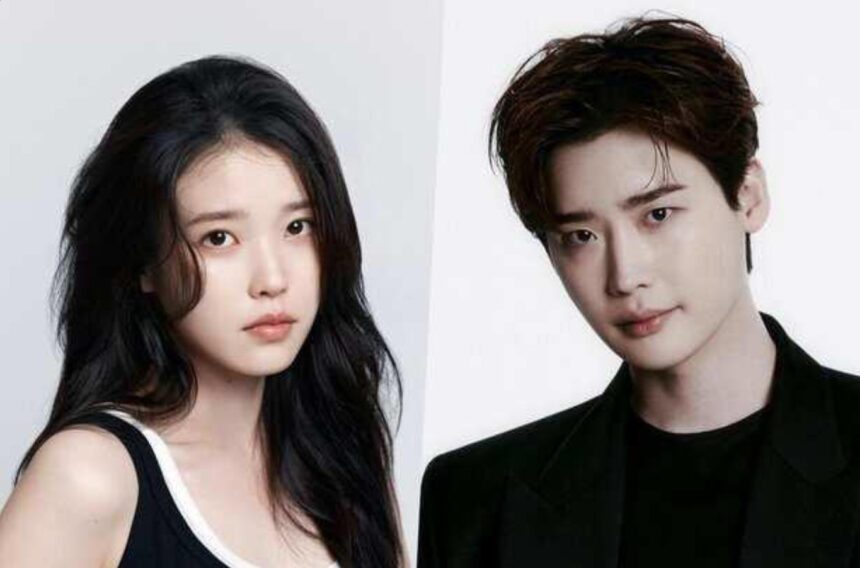 Byeon Woo Seok, IU and Lee Jong Suk during separate public appearances