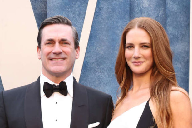 Hunterfly fgsf5dfds Jon Hamm and Anna Osceola at a public event after meeting on the set of Mad Men