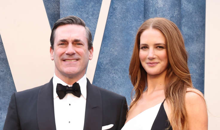 Hunterfly fgsf5dfds Jon Hamm and Anna Osceola at a public event after meeting on the set of Mad Men