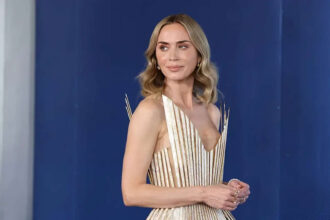Emily Blunt attending a film premiere after building a successful Hollywood career.