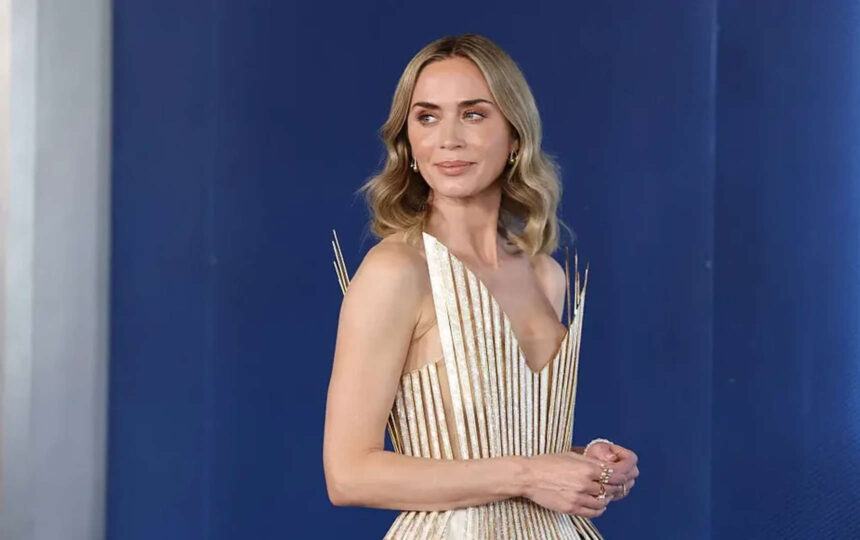 Emily Blunt attending a film premiere after building a successful Hollywood career.