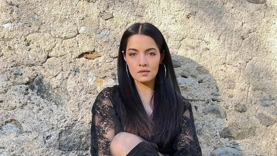 Celina Jaitly speaking during a public appearance amid ongoing legal proceedings