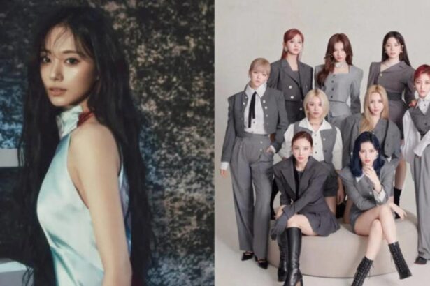 TWICE member Tzuyu during the group's world tour, thanking fans for their support in a heartfelt message.