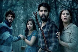 Hunterfly shot 2026 07 17 233304 Hebah Patel and Trigun in Eesha Telugu horror thriller
