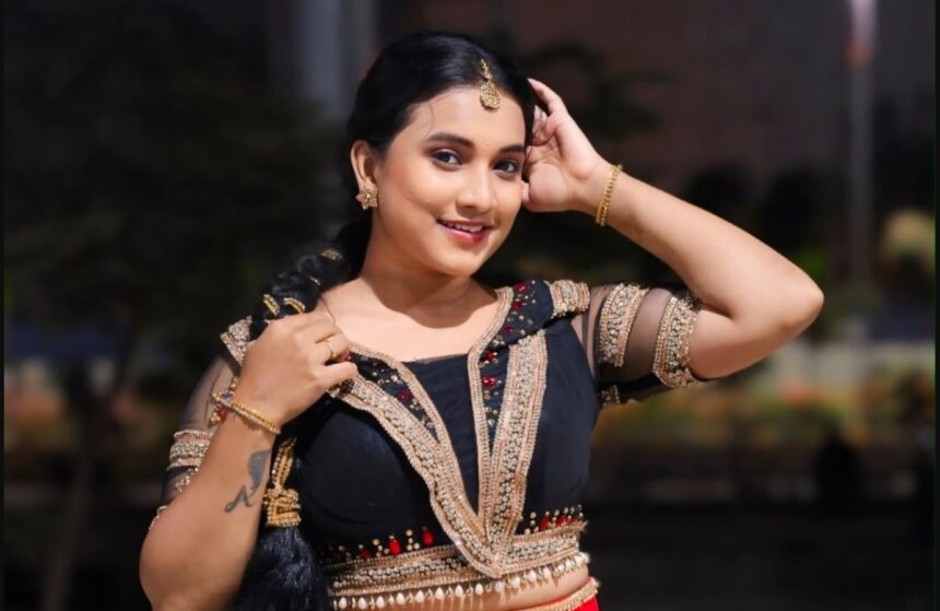 Indian dancer Aditi Narayan performing during a dance reality show in 2026