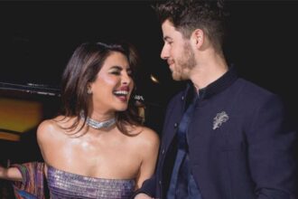 Priyanka Chopra speaking at a global event, sharing empowering messages about confidence, ambition, and women's leadership.
