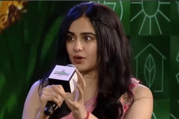 Adah Sharma speaking at the Sustainability Conclave 2026 about acting, personal values, and upcoming projects