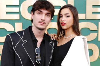 Bryce Hall and Mikaela Lafuente during a public event before announcing their breakup.
