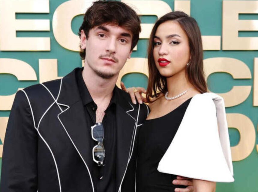 Bryce Hall and Mikaela Lafuente during a public event before announcing their breakup.