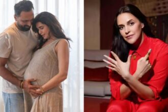 Karishma Tanna and Varun Bangera during the Double Date podcast before welcoming their baby boy