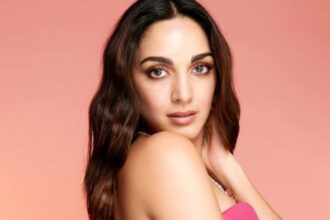 Kiara Advani wearing a statement designer outfit during a fashion event.