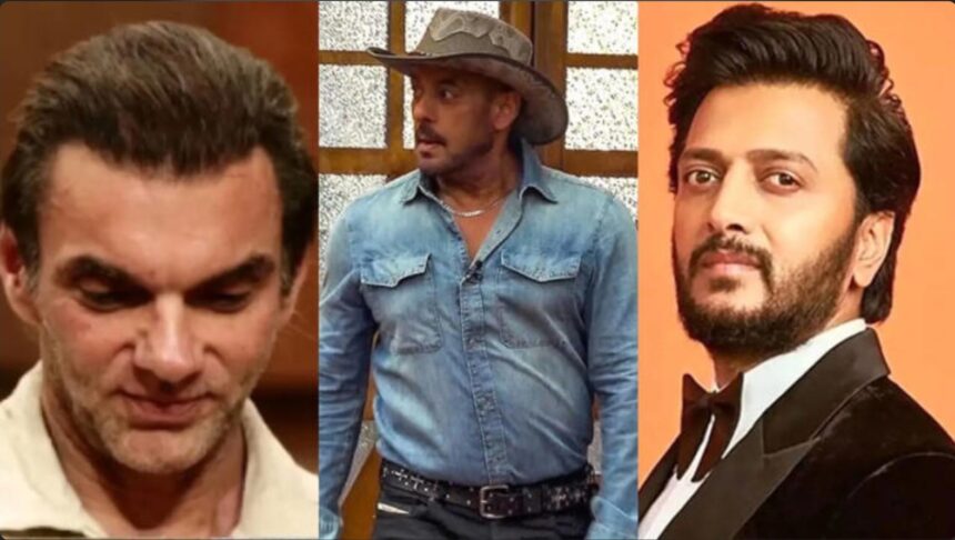 Salman Khan reunites with Sohail Khan during a special appearance on the reality show Alliance.