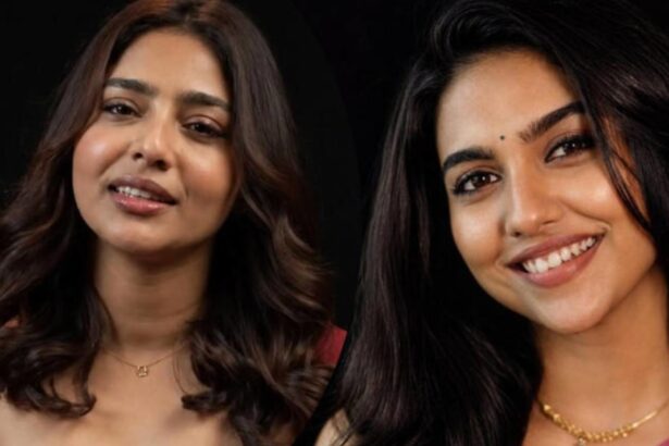 Hunterfly 026 08 04 161715 Aishwarya Lekshmi, Mamitha Baiju and Kayadu Lohar during public appearances.