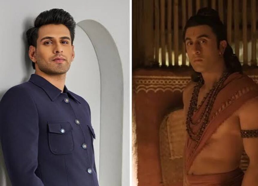 Ramayana actor Nitish Sharma, who plays Shatrughan, during the film's promotional campaign.