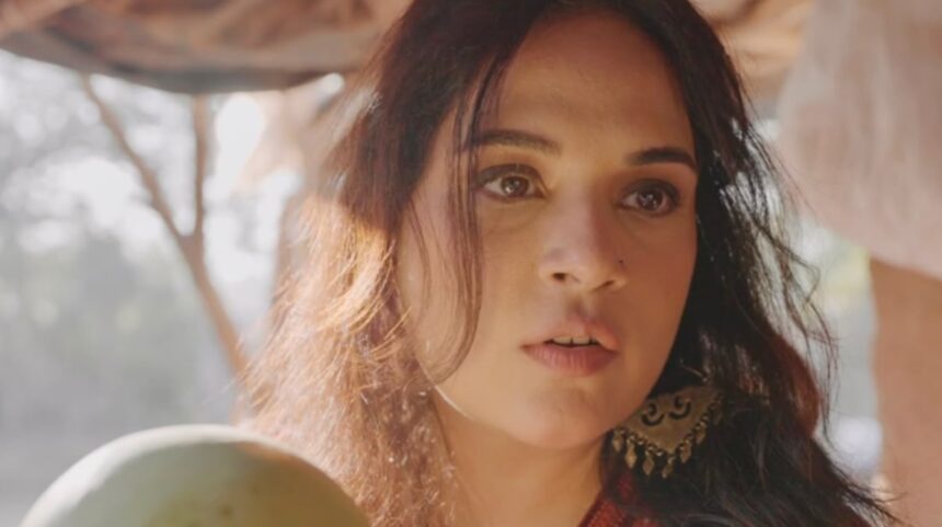 Richa Chadha in the first-look poster of Musafiri, her upcoming non-fiction series celebrating Mumbai's culture.