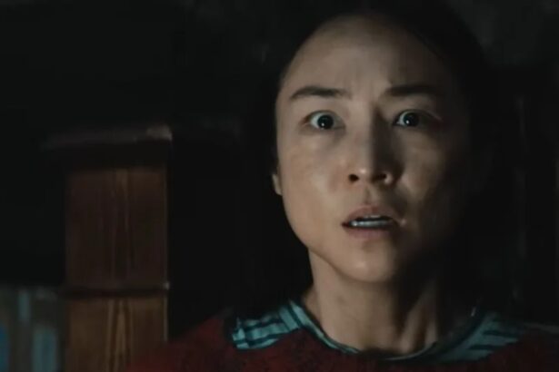 Greta Lee and Wagner Moura in The Last House Netflix sci-fi thriller
