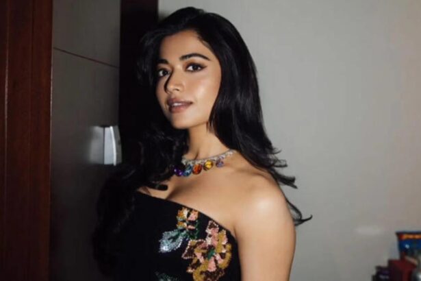 Rashmika Mandanna during her recovery after suffering a hip injury while shooting Mysaa