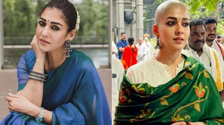 Nayanthara at temple amid fake AI-generated bald photos ahead of Toxic release