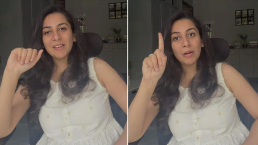 Hunterfly 026 08 20 201849 Woman discussing life after quitting her job in an Instagram video