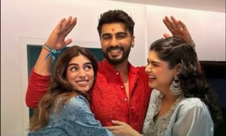 Arjun Kapoor celebrates Raksha Bandhan with his sisters and members of the Kapoor family