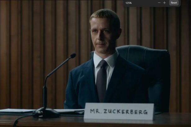 Jeremy Strong as Mark Zuckerberg in The Social Reckoning trailer