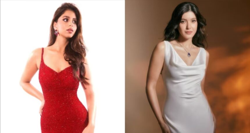 Hunterfly 026 08 30 201951 Suhana Khan wearing a sparkling red bodycon gown at The Archies premiere