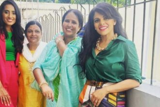 Hunterfly 026 08 31 154609 JhaJi Store founders Kalpana Jha and Uma Jha with traditional Mithila pickles