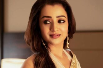 Trisha Krishnan during a casual outing in London with friends