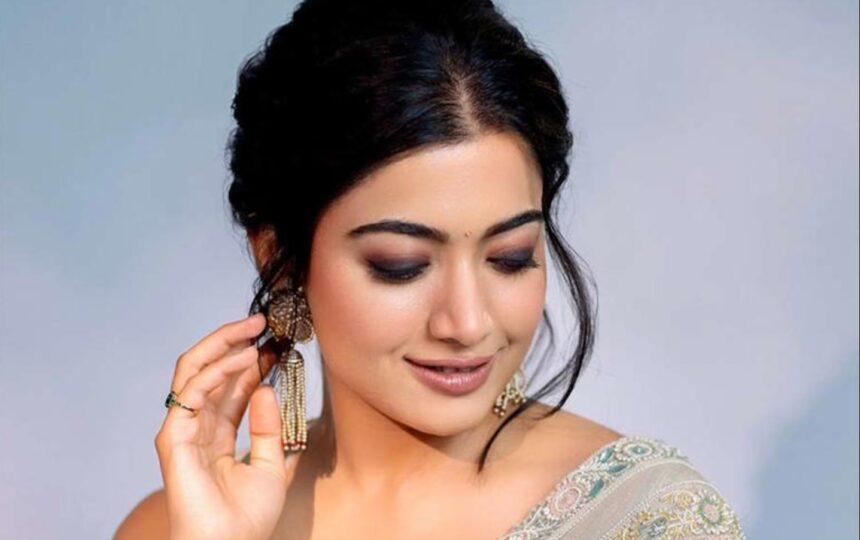 Rashmika Mandanna during a film promotional event