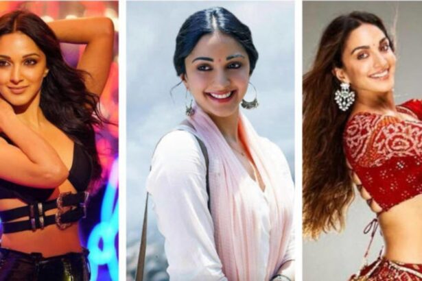 Hunterfly 2026 08 02 185559 Kiara Advani in a collage featuring her memorable movie roles across different films.