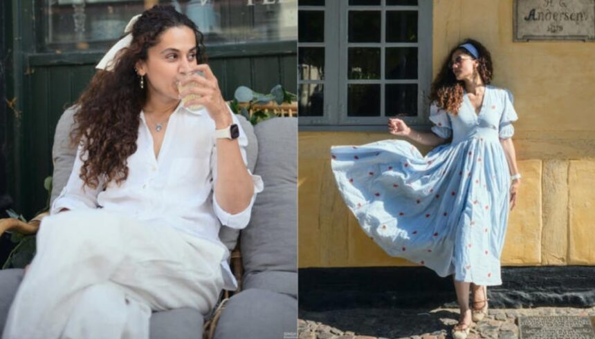 Hunterfly 2026 08 06 000625 Taapsee Pannu enjoying her vacation in Odense, Denmark.