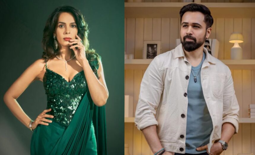 Mallika Sherawat and Emraan Hashmi during a public appearance.