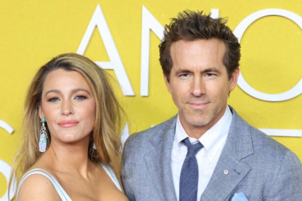 Blake Lively and Ryan Reynolds at a Wrexham match at Yankee Stadium