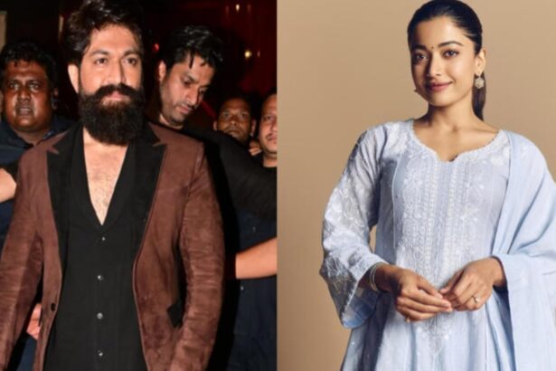 Yash and Rashmika Mandanna as Yash reacts to her old Mr Showoff remark