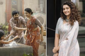 Priya Bhavani Shankar discusses her Telugu film Irumudi with Ravi Teja