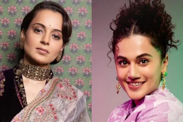 Kangana Ranaut and Taapsee Pannu amid renewed controversy over their long-running Bollywood feud