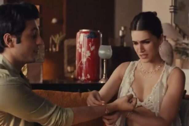 Kriti Sanon in GIVA's Raksha Bandhan campaign wearing a modern ethnic outfit that sparked an online debate