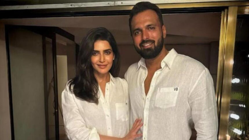 Hunterfly 2026 08 28 194155 Karishma Tanna and husband Varun Bangera celebrating his 40th birthday and new journey into fatherhood