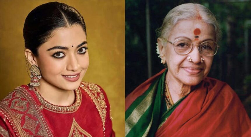 Rashmika Mandanna is reportedly being considered to portray legendary singer MS Subbulakshmi in a biopic