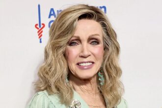 Donna Mills attends an entertainment event as the actress discusses her new direct-to-fan venture
