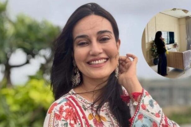 Actor Surbhi Jyoti smiling during a recent appearance after welcoming her daughter Seher