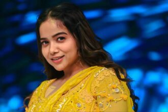 Manisha Rani poses inside her new Mumbai home, Aangan.
