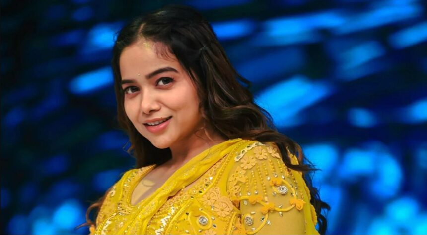 Manisha Rani poses inside her new Mumbai home, Aangan.