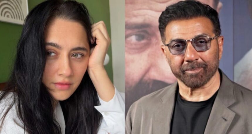 Sunny Deol and Sanjeeda Shaikh during promotions for Ikka.