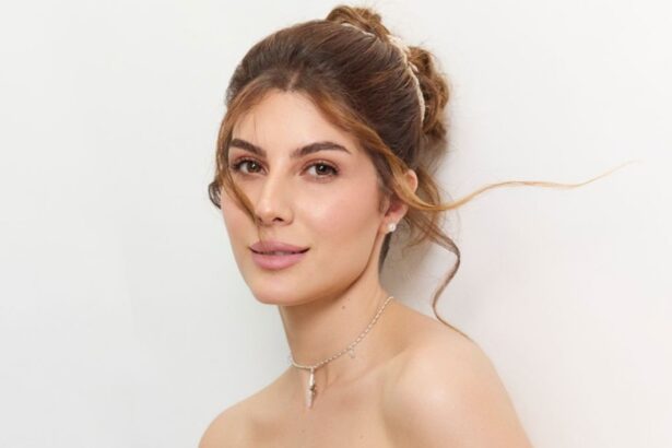Elnaaz Norouzi during promotions for her Hollywood film The Fix